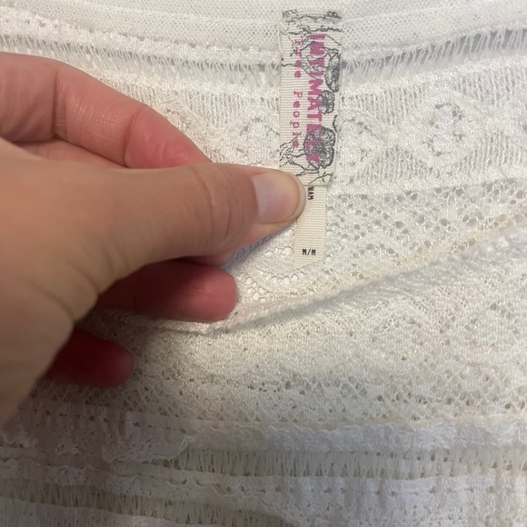 Intimately Free People Sheer Lace Tank Top Tunic M - Picture 3 of 9